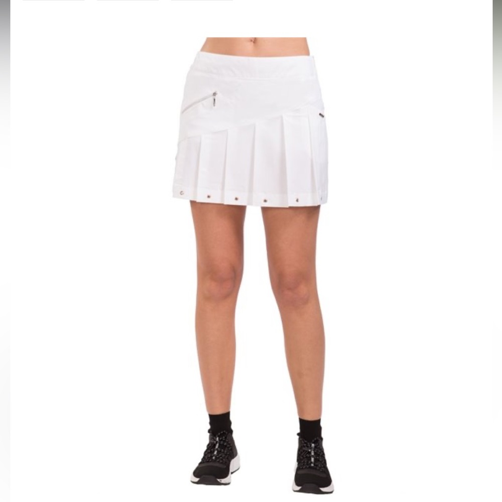 jamie sadock new with tags white pleated golf skort size 0
